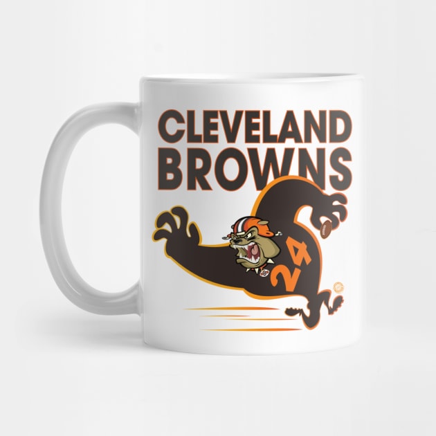 Cleveland Browns BullDawg Whoosh 24 by Goin Ape Studios